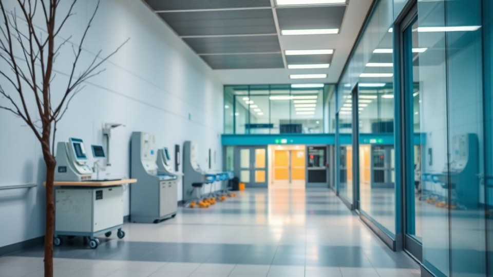 Eingangsbereich eines Krankenhauses im Landkreis Schwäbisch Hall